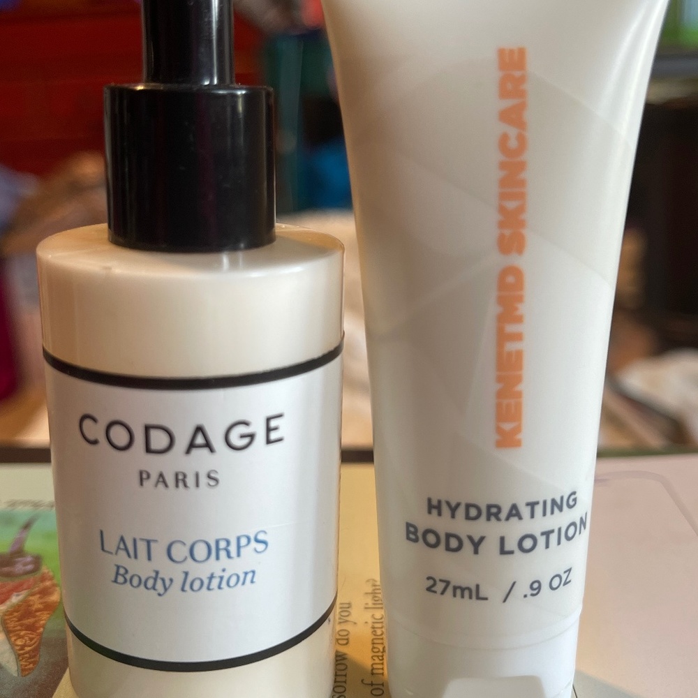 Lot of 2 body lotions new Codage & KenetMD
